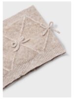 Set van muts en sjaal met strikjes beige - MAYORAL