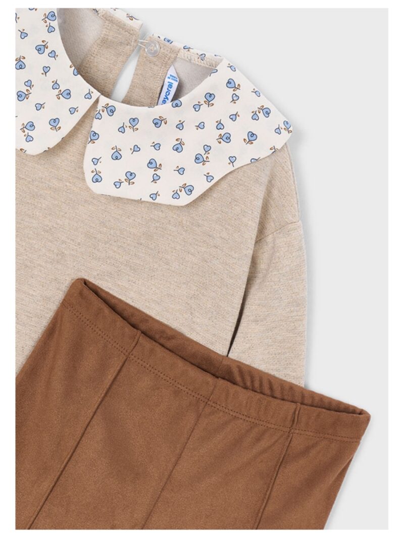 Set van sweater + suede broek - MAYORAL