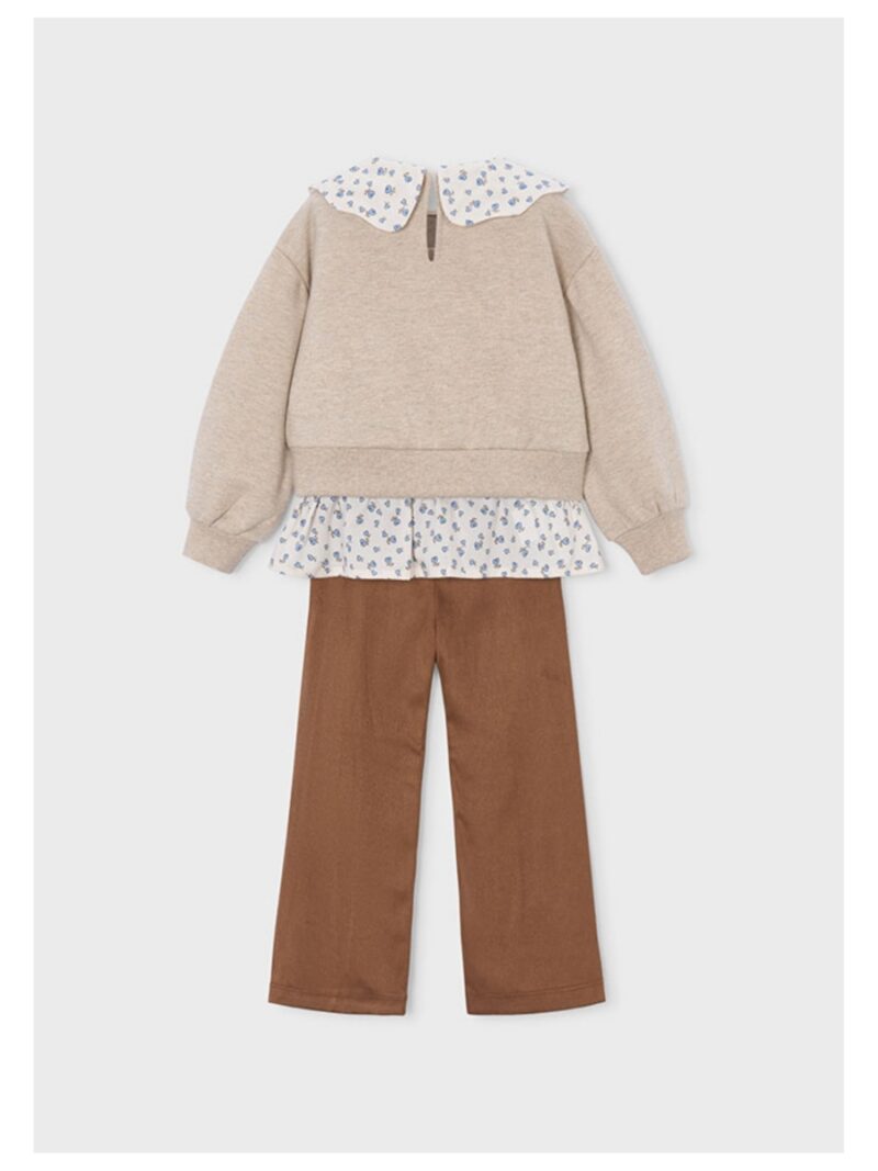 Set van sweater + suede broek - MAYORAL