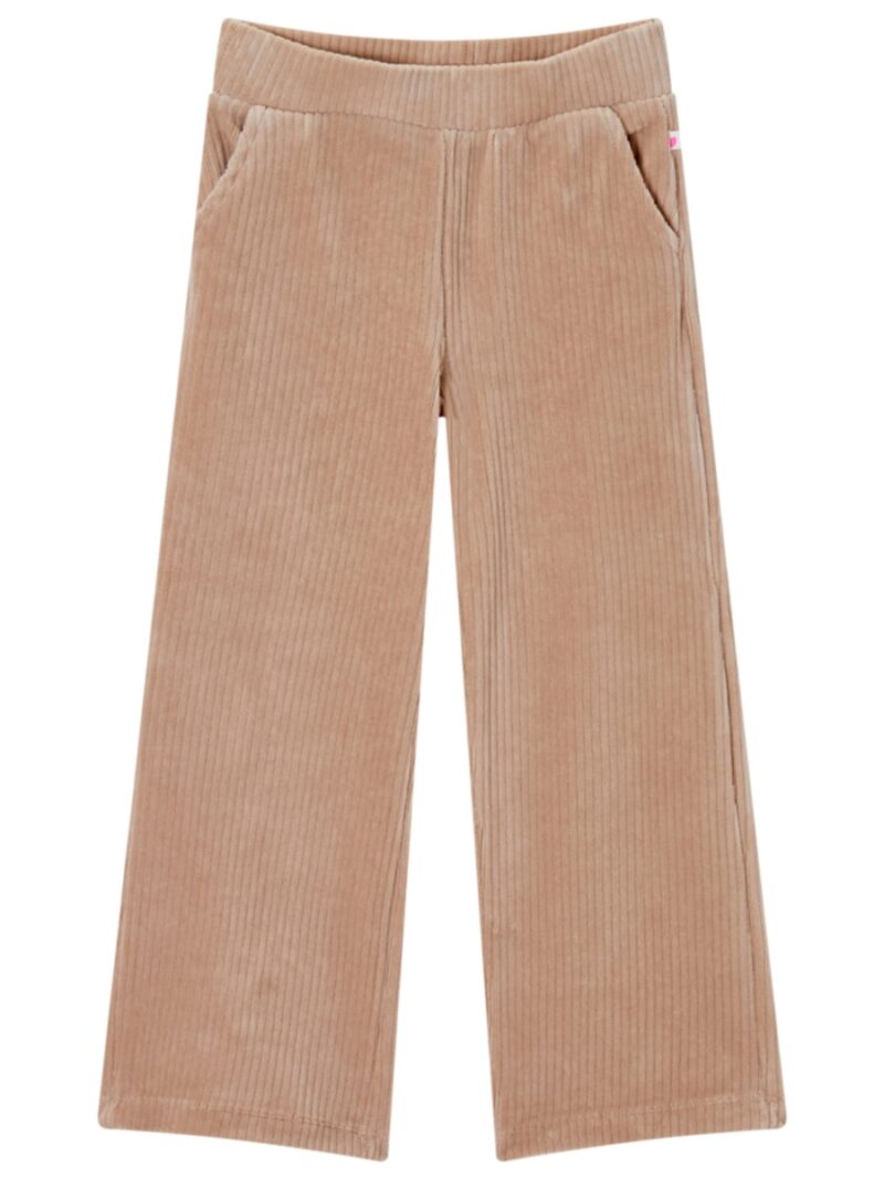 Soepele broek met rib beige - SOMEONE Soepele broek met rib beige - SOMEONE