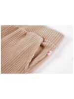 Soepele broek met rib beige - SOMEONE