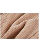 Soepele broek met rib beige - SOMEONE