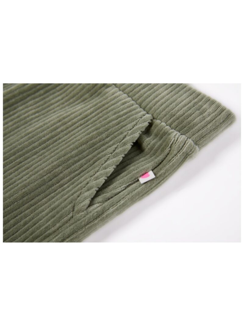 Soepele broek met rib muntgroen - SOMEONE