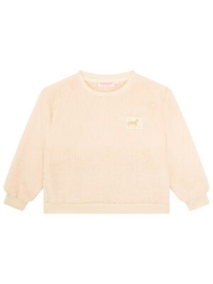 Teddy trui met paardje beige - SOMEONE