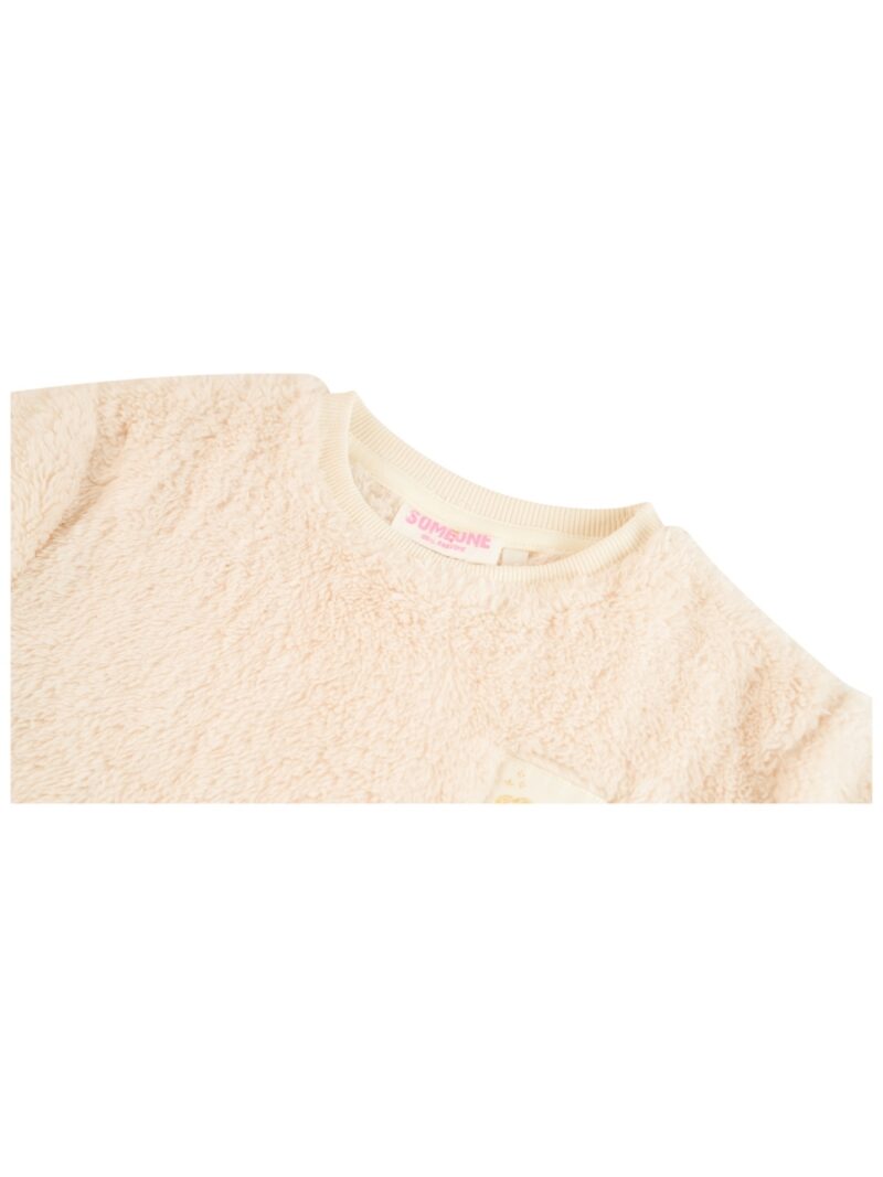 Teddy trui met paardje beige - SOMEONE