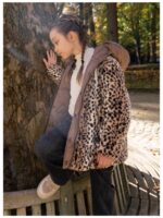 Anna reversible jacket donkerbruin - LIKE FLO