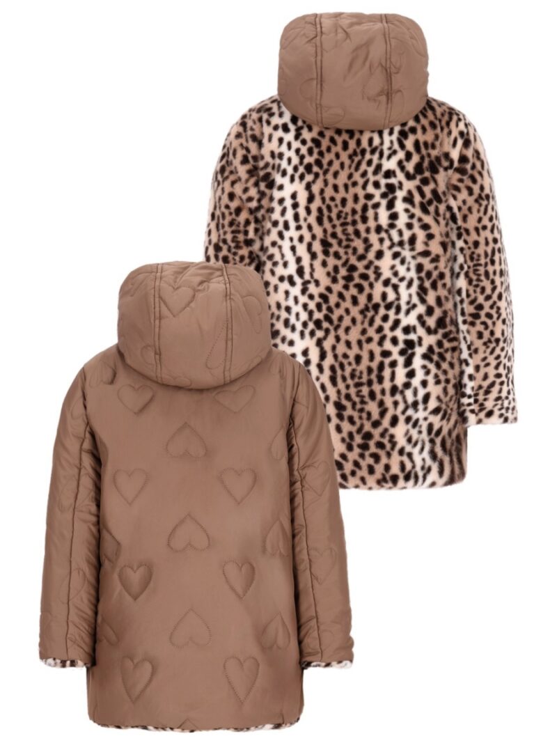 Anna reversible jacket donkerbruin - LIKE FLO