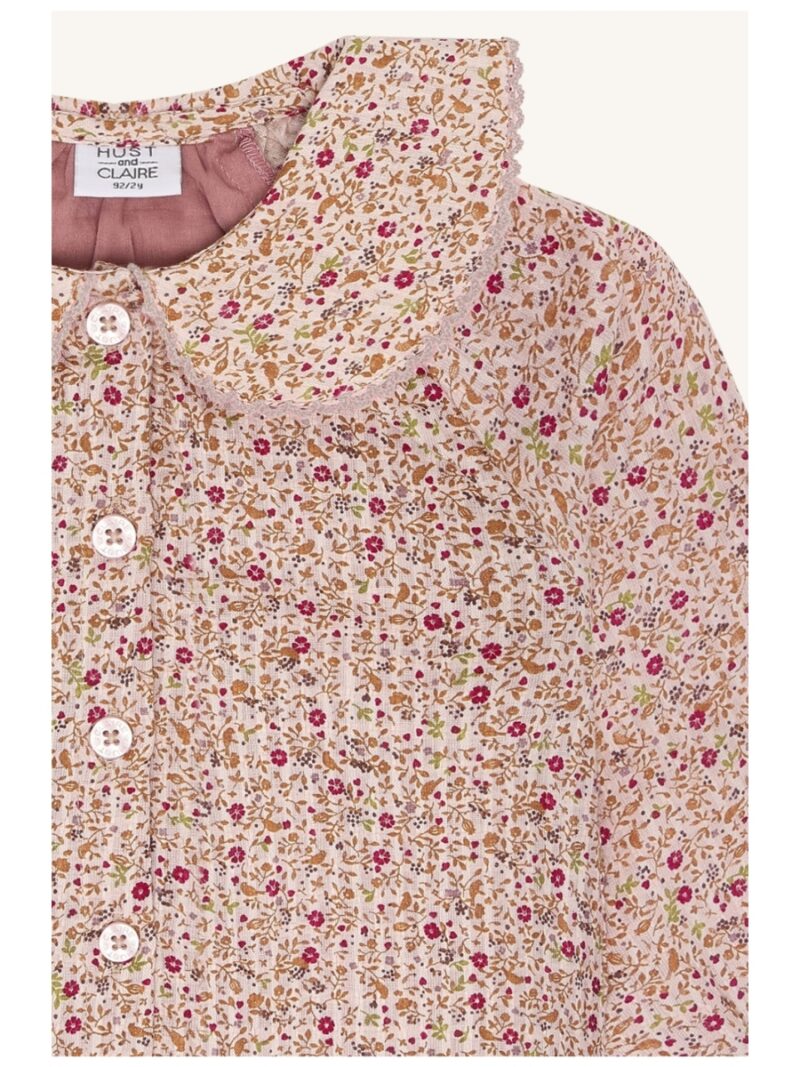 Blouse met kraagje en bloemenprint - HUST AND CLAIRE