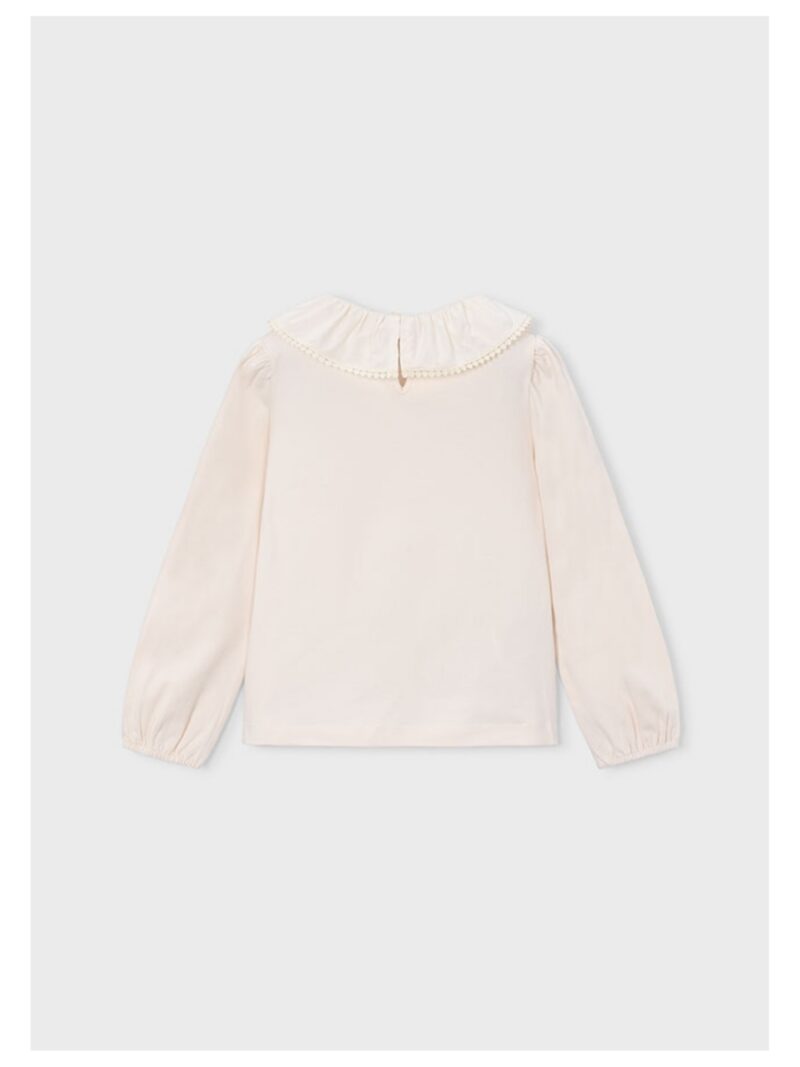 Blouse met kraagje off-white - MAYORAL