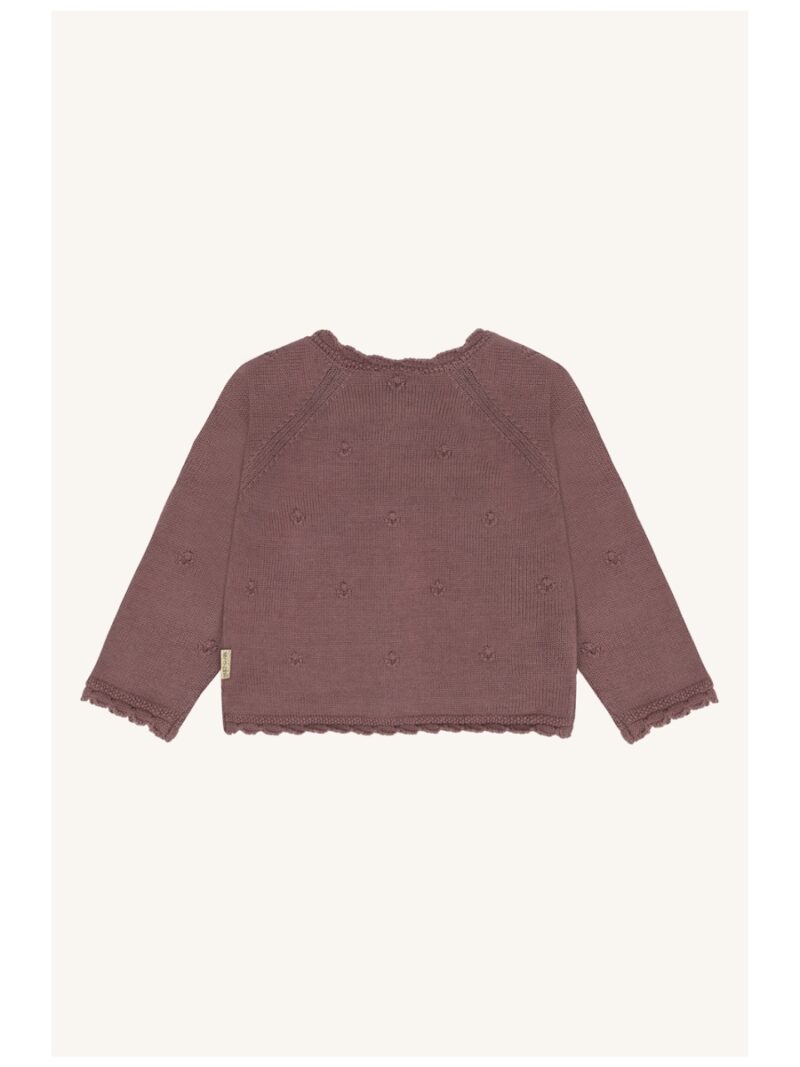 Cardigan paars (plum) - HUST AND CLAIRE