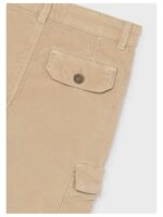 Cargo broek met fijne rib beige - MAYORAL