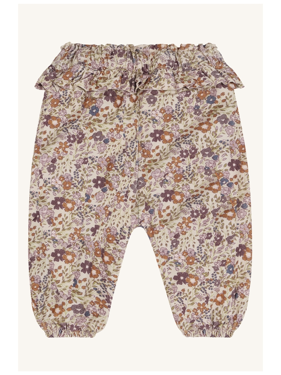 Corduroy broek met bloemenprint - HUST AND CLAIRE