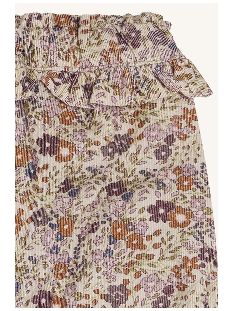 Corduroy broek met bloemenprint - HUST AND CLAIRE