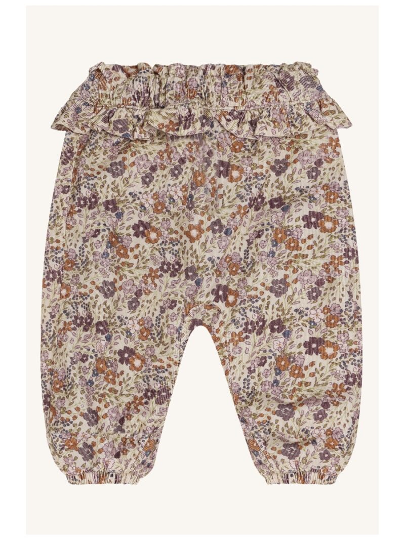 Corduroy broek met bloemenprint - HUST AND CLAIRE