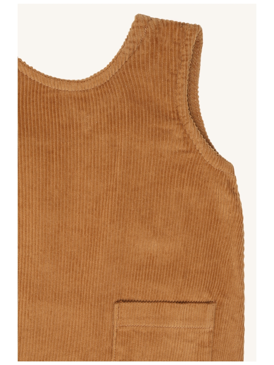 Corduroy jurk bruin - HUST AND CLAIRE
