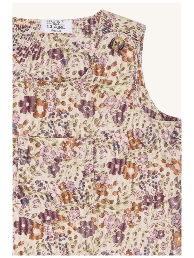 Corduroy jurk met bloemenprint - HUST AND CLAIRE