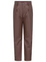 Feyza broek donkerbruin - LIKE FLO