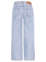 Fieke broek holographic denim - LIKE FLO