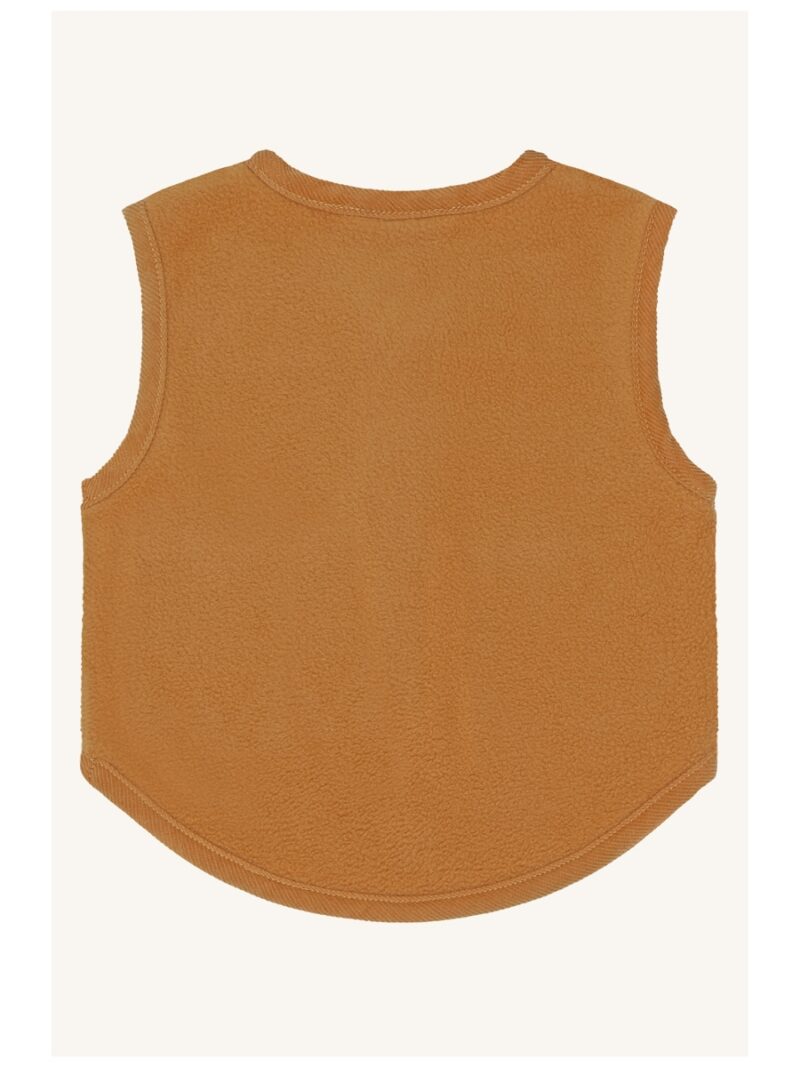 Fleece vest bruin - HUST AND CLAIRE