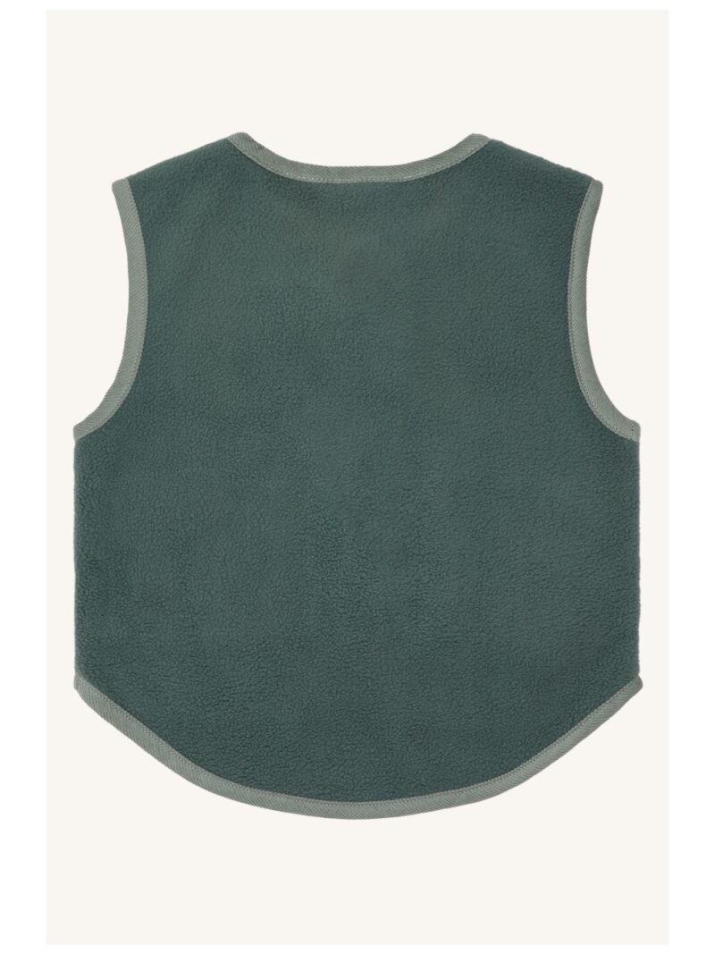 Fleece vest groen - HUST AND CLAIRE