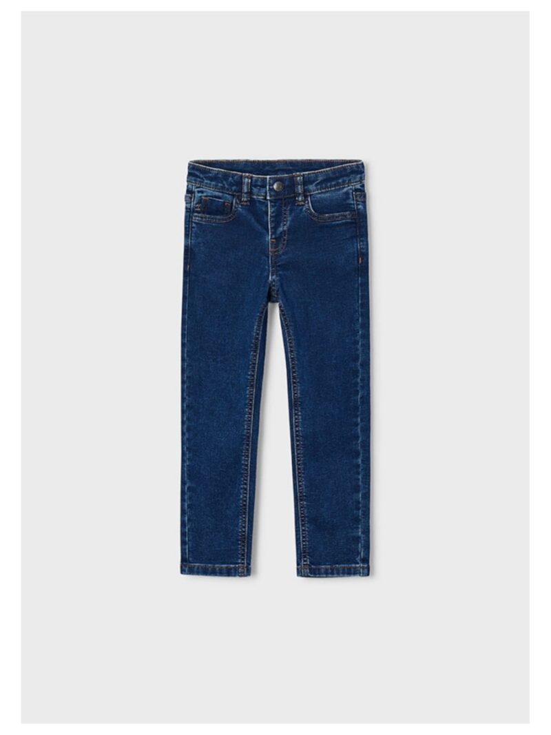 Jeans slim fit donkerblauw - MAYORAL