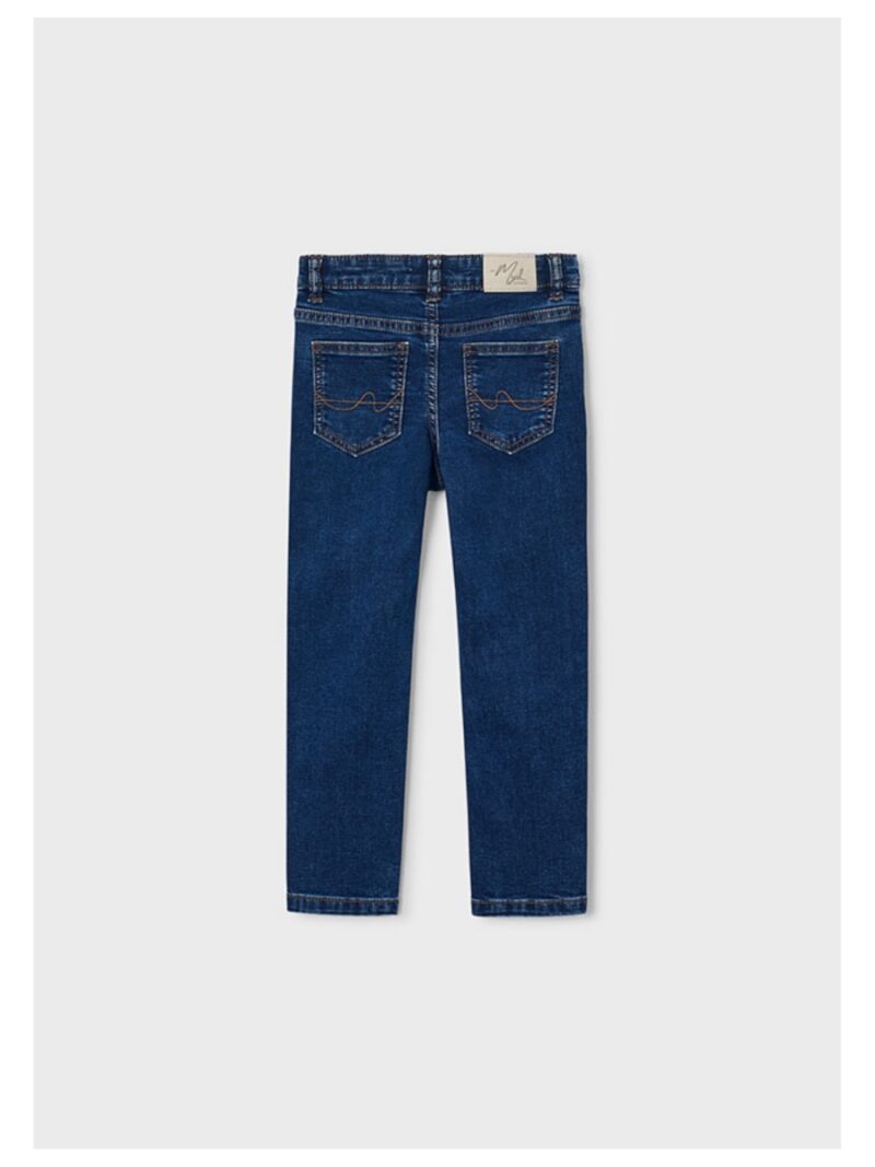 Jeans slim fit donkerblauw - MAYORAL