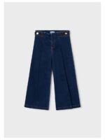 Jeansbroek wide leg met plooi - MAYORAL