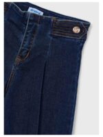 Jeansbroek wide leg met plooi - MAYORAL