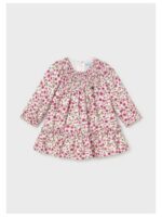 Jurk met bloemen velvet - MAYORAL