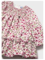 Jurk met bloemen velvet - MAYORAL