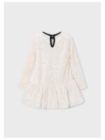 Jurk velvet met pailletten en strik - MAYORAL