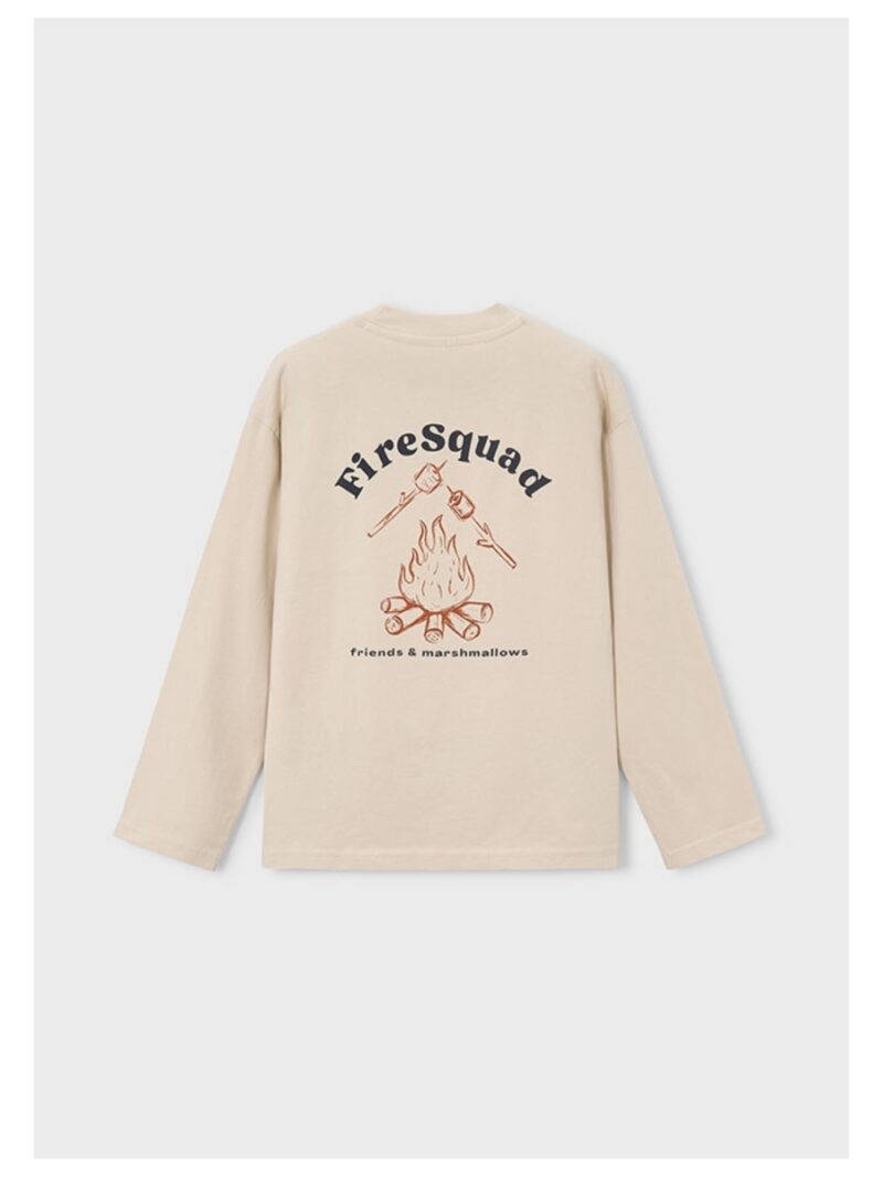 Longsleeve camping beige - BOSTON KIDS