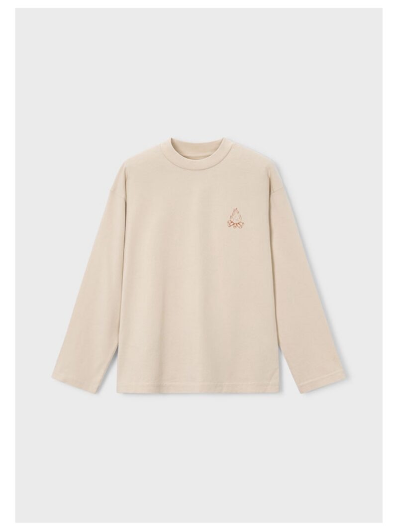 Longsleeve camping beige - BOSTON KIDS