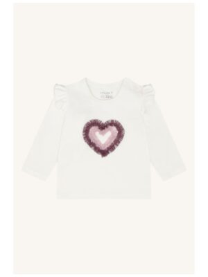 Longsleeve met tule hartje - HUST AND CLAIRE