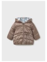 Omkeerbare jas met bloemen blauw/bruin - MAYORAL