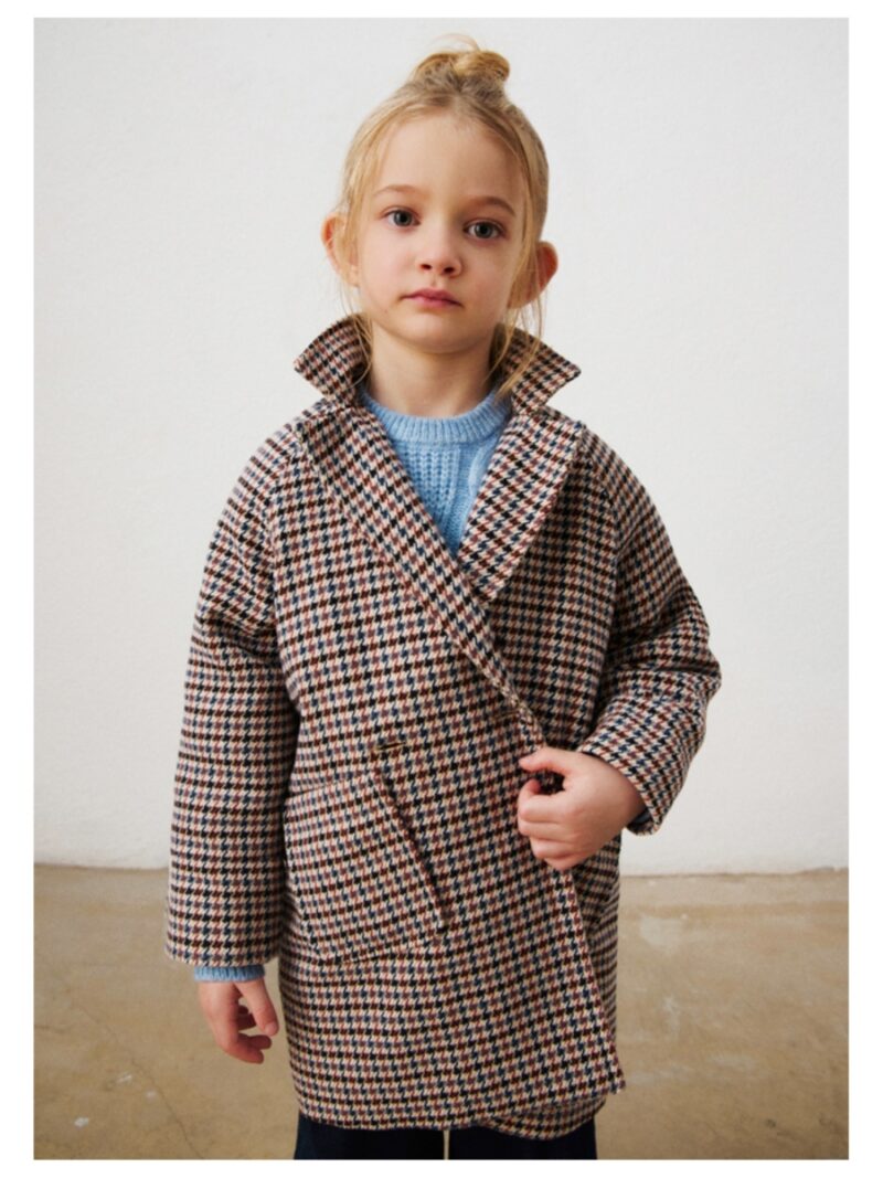 Oversized jas jacquard geruit - MAYORAL