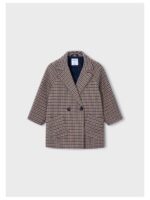 Oversized jas jacquard geruit - MAYORAL