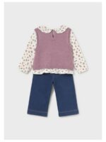 Set van blouse (met debardeur paars vast) + broekje - MAYORAL
