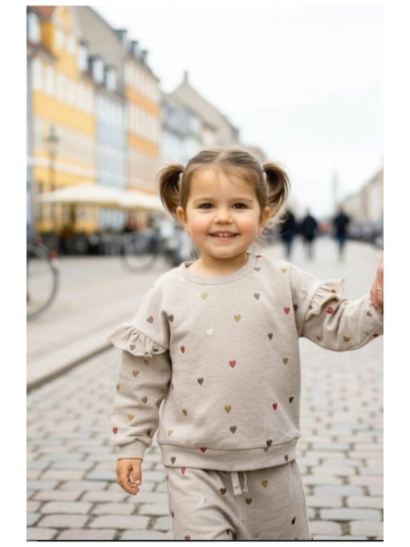 Sweater met hartjes - HUST AND CLAIRE