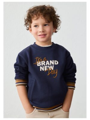 Trui 'brand new day' blauw/bruin - MAYORAL