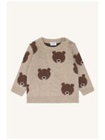 Trui met beertjes beige/bruin - MAYORAL