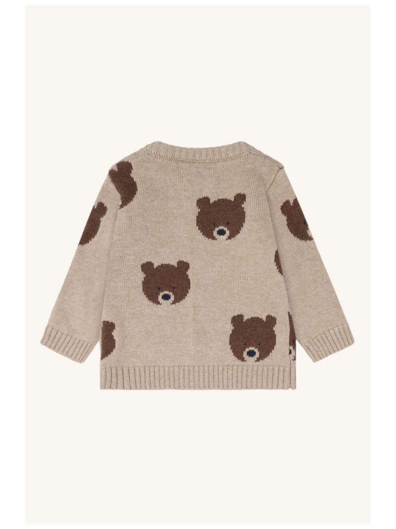 Trui met beertjes beige/bruin - MAYORAL