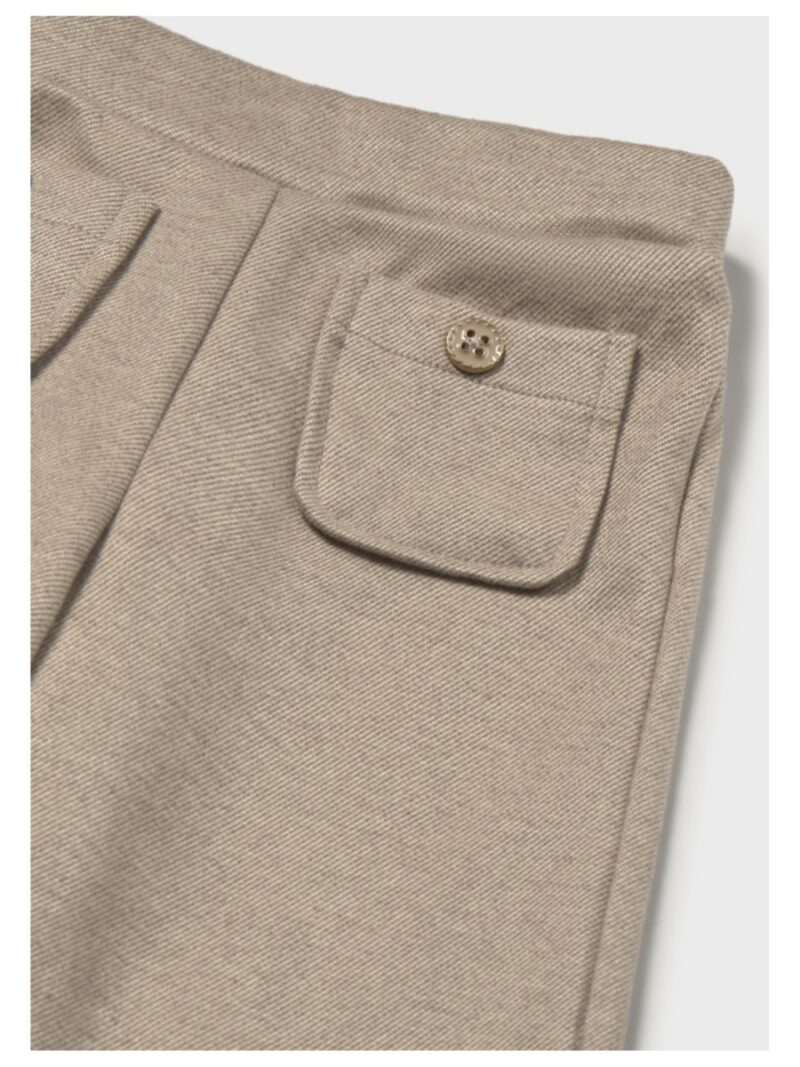 Zachte wijdvallende broek beige - MAYORAL