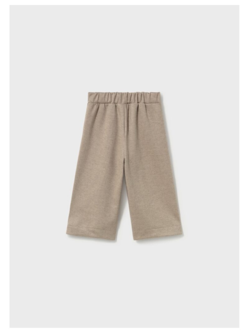 Zachte wijdvallende broek beige - MAYORAL