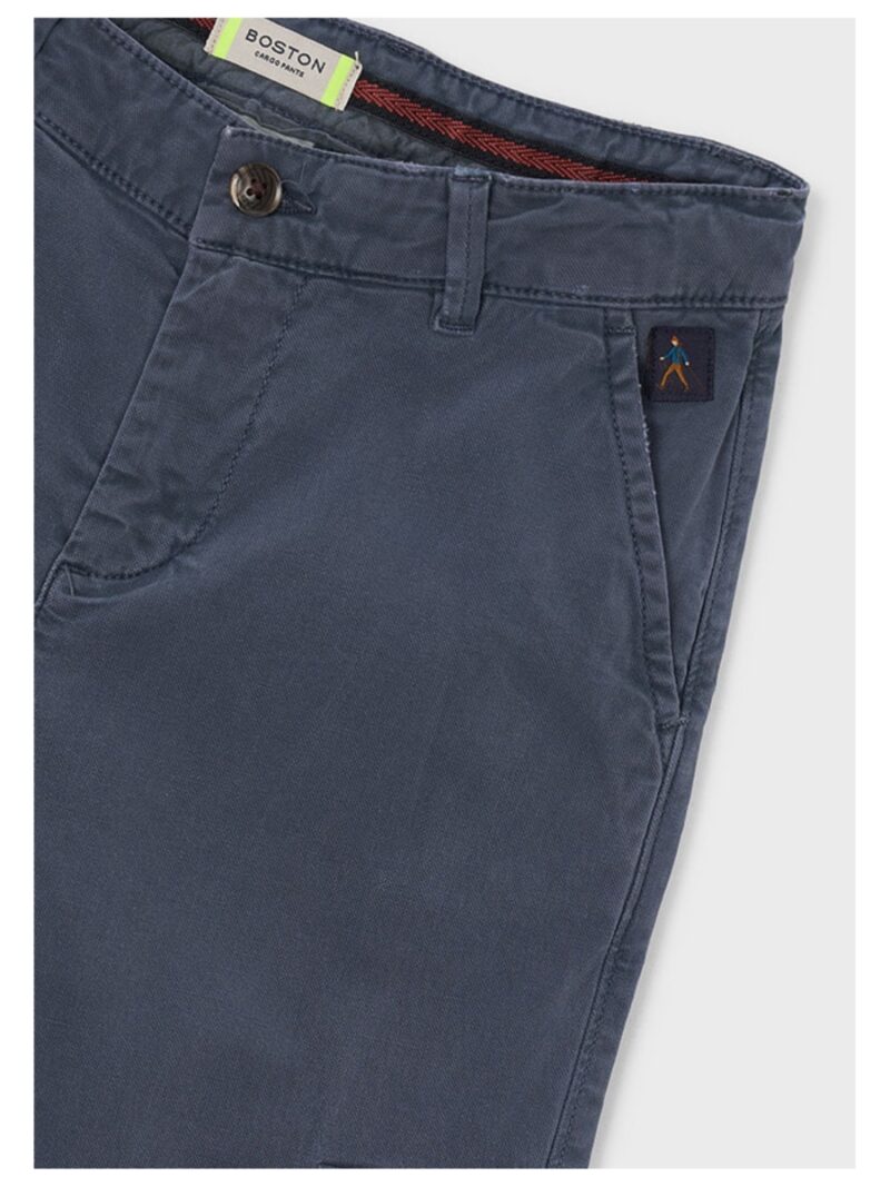 Cargo broek blauw - BOSTON KIDS