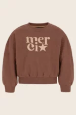 Danee oversized sweater bruin - LIKE FLO