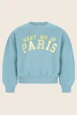 Danee oversized sweater turquoise - LIKE FLO
