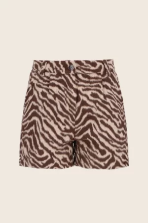 Febe Shorts Multi Zebra - LIKE FLO