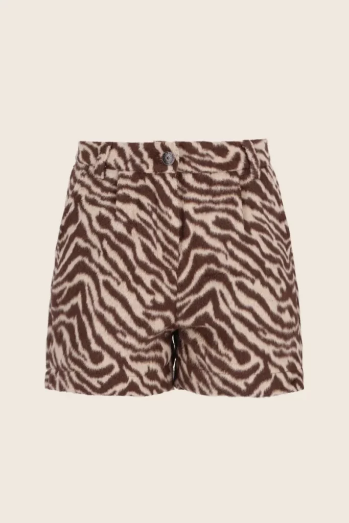 Febe Shorts Multi Zebra - LIKE FLO 