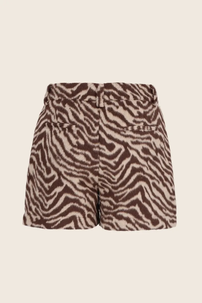 Febe Shorts Multi Zebra - LIKE FLO